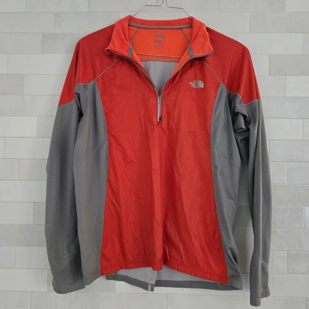 THE NORTH FACE Zip Neck Quarter-Zip Mid Layer Fleece Jacket Pullover Men Size XL